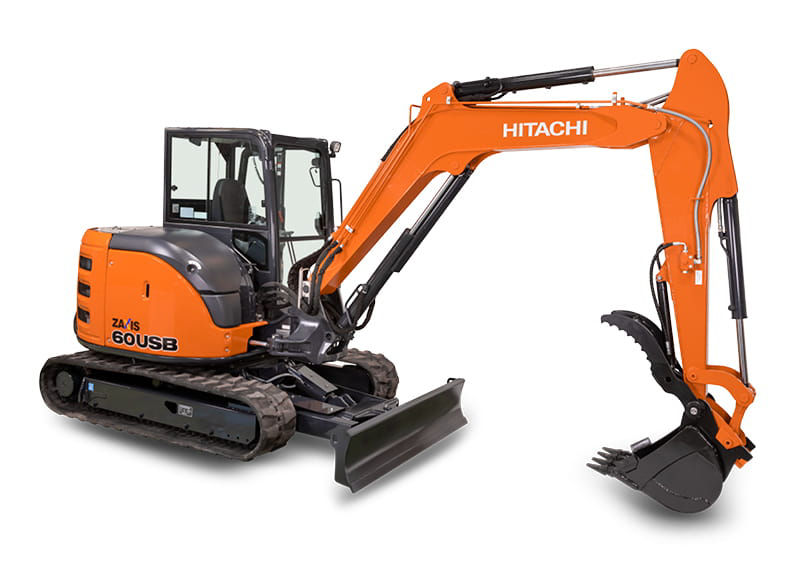 イタチ ZX60USB-5N Compact Excavators - Hitachi Construction Machinery