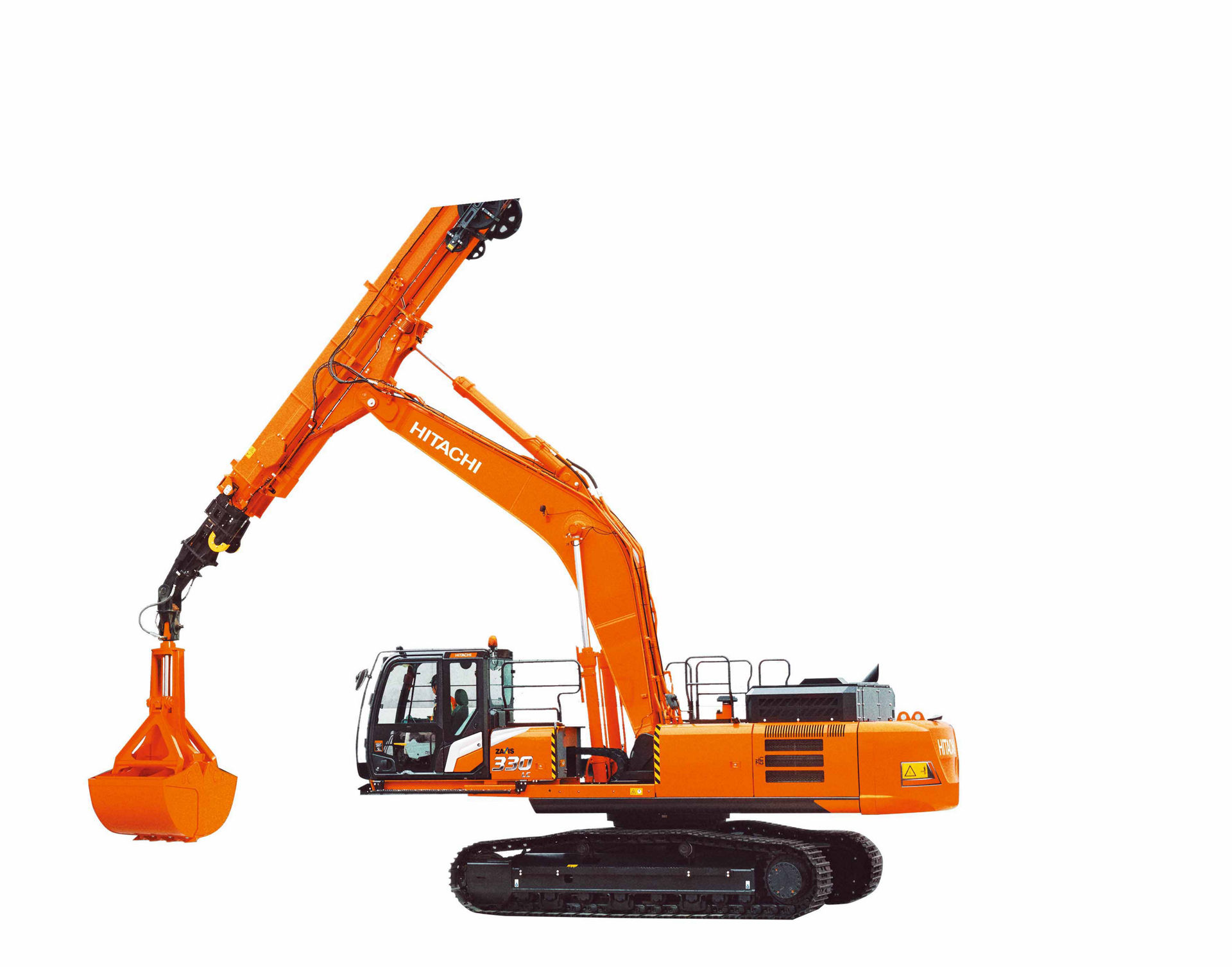 HITACHI ZAXIS330LCテレスコ クラムシェル KOMATSU HITACHI ZAXIS330LC