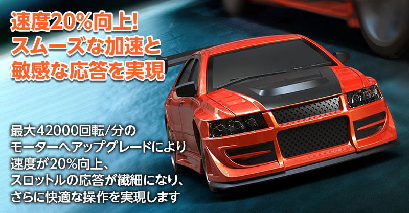 速度20%向上で快適操作を実現！新機能満載のTURBO RACING「C76」登場