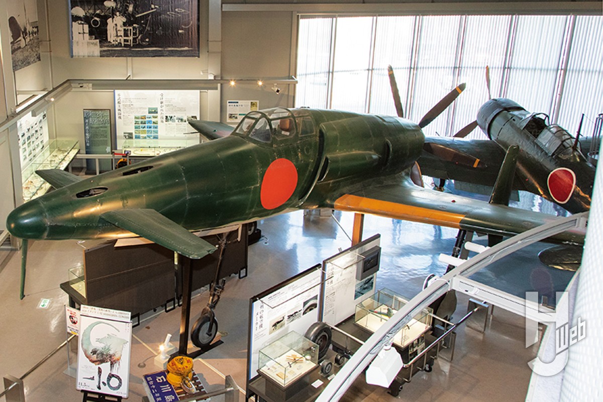 ゴジラ−1.0』の撮影に使われた幻の戦闘機「震電 J7W1」の実物大模型が