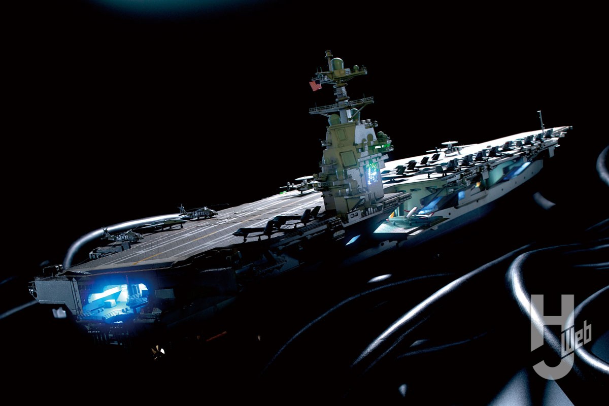 マジックファクトリー「1/700 ジェラルド・R・フォード」米海軍最新鋭