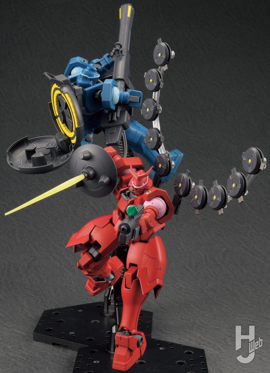 HGAC ヴァイエイト＆メリクリウス」各部シャープ化と合わせ目処理