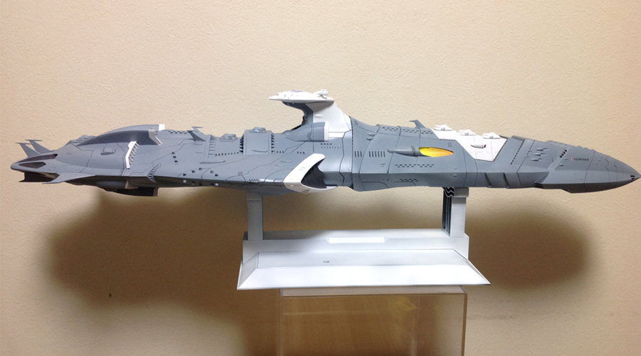 バンダイ：1/1000 大ガミラス帝国軍 ゼルグート級一等航宙戦闘艦