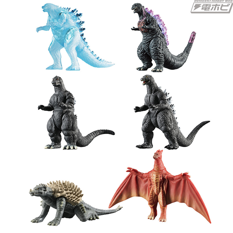 バンダイの食玩ソフビフィギュア「ゴジラ真撃大全」が第2弾になって