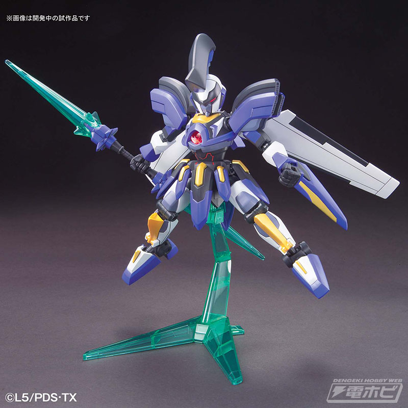 ダンボール戦機』プラモデル新シリーズの「LBXオーディーン」はパーツ