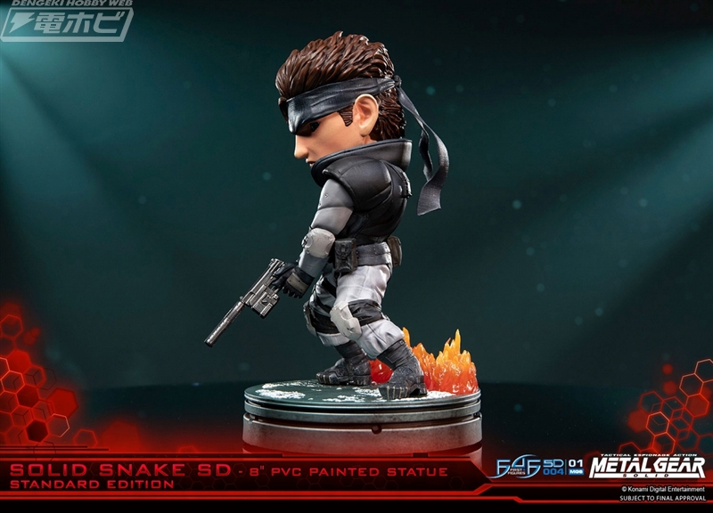 メタルギアソリッド』スネークが8インチのデフォルメフィギュアで登場