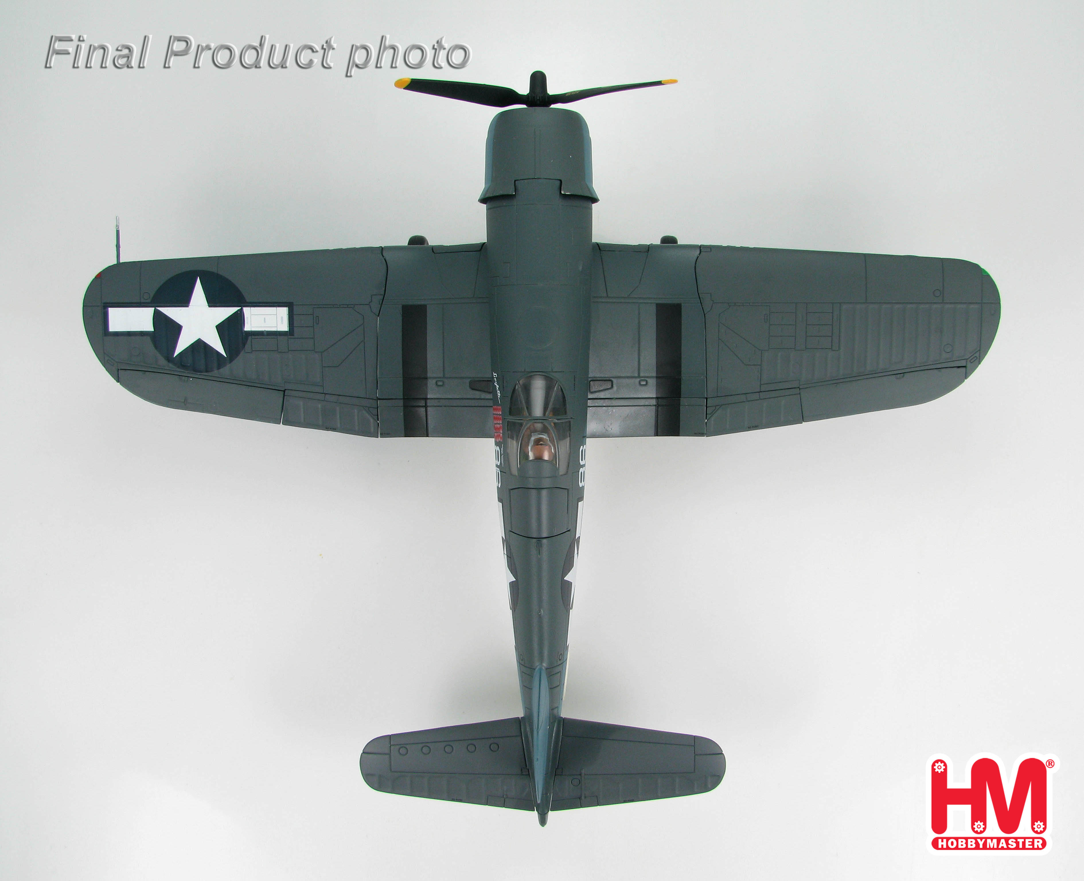 ホビーマスター 1/48 F4U-1A コルセア ブラックシープ ホワイト86