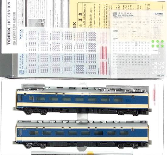公式]鉄道模型(HO-021国鉄 583系特急電車 2両増結セット(T))商品詳細