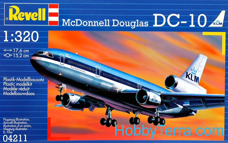 McDonell Douglas DC-10 'KLM' Revell 04211 HobbyTerra.com