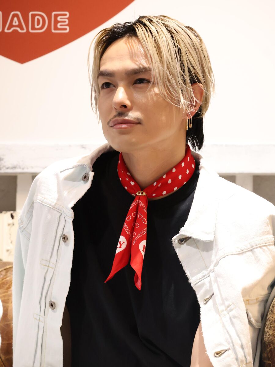 今市隆二 RILY Logo Boa Zip Hoodie ボアパーカーMサイズ 今市隆二