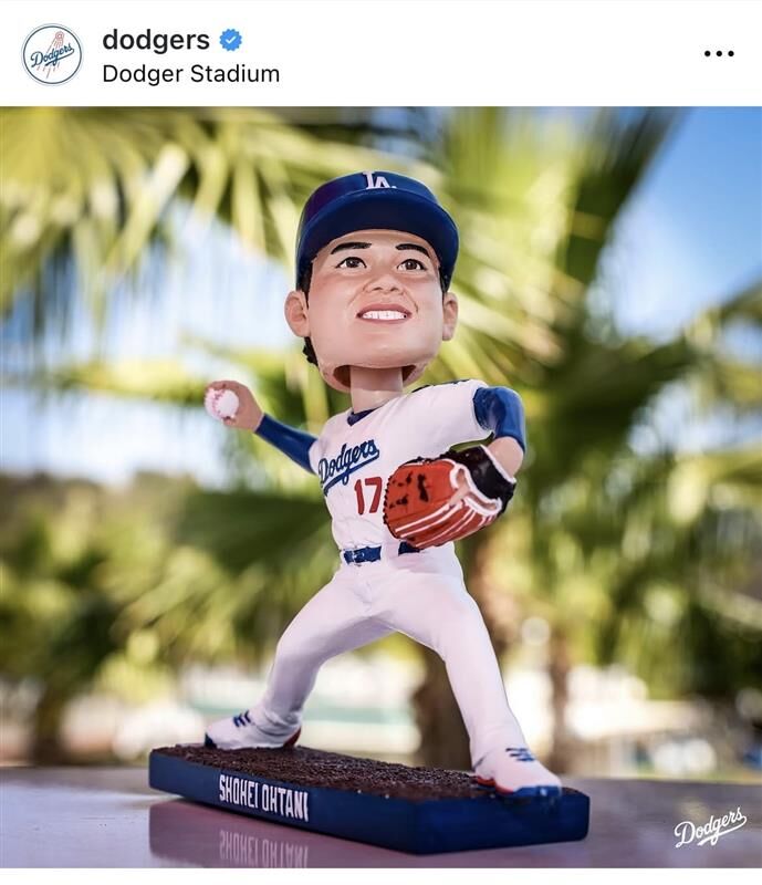 ボブルヘッド ブレイク・スネル ロサンゼルス・ドジャース 火曜日に