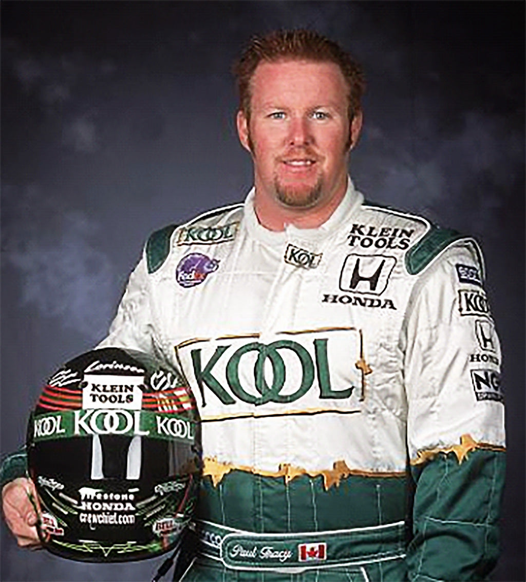 2001 Paul Tracy Signed Team KOOL Green CART IndyCar Series Helmet