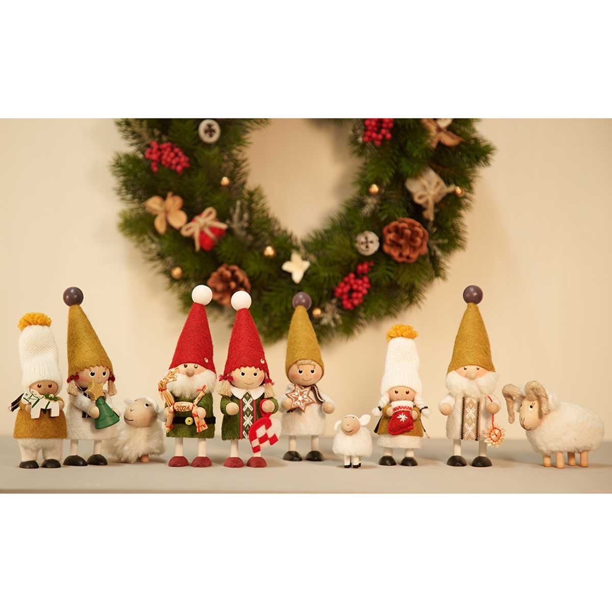 NORDIKA nisse ノルディカ ニッセ クリスマス 木製人形 ( ストロー