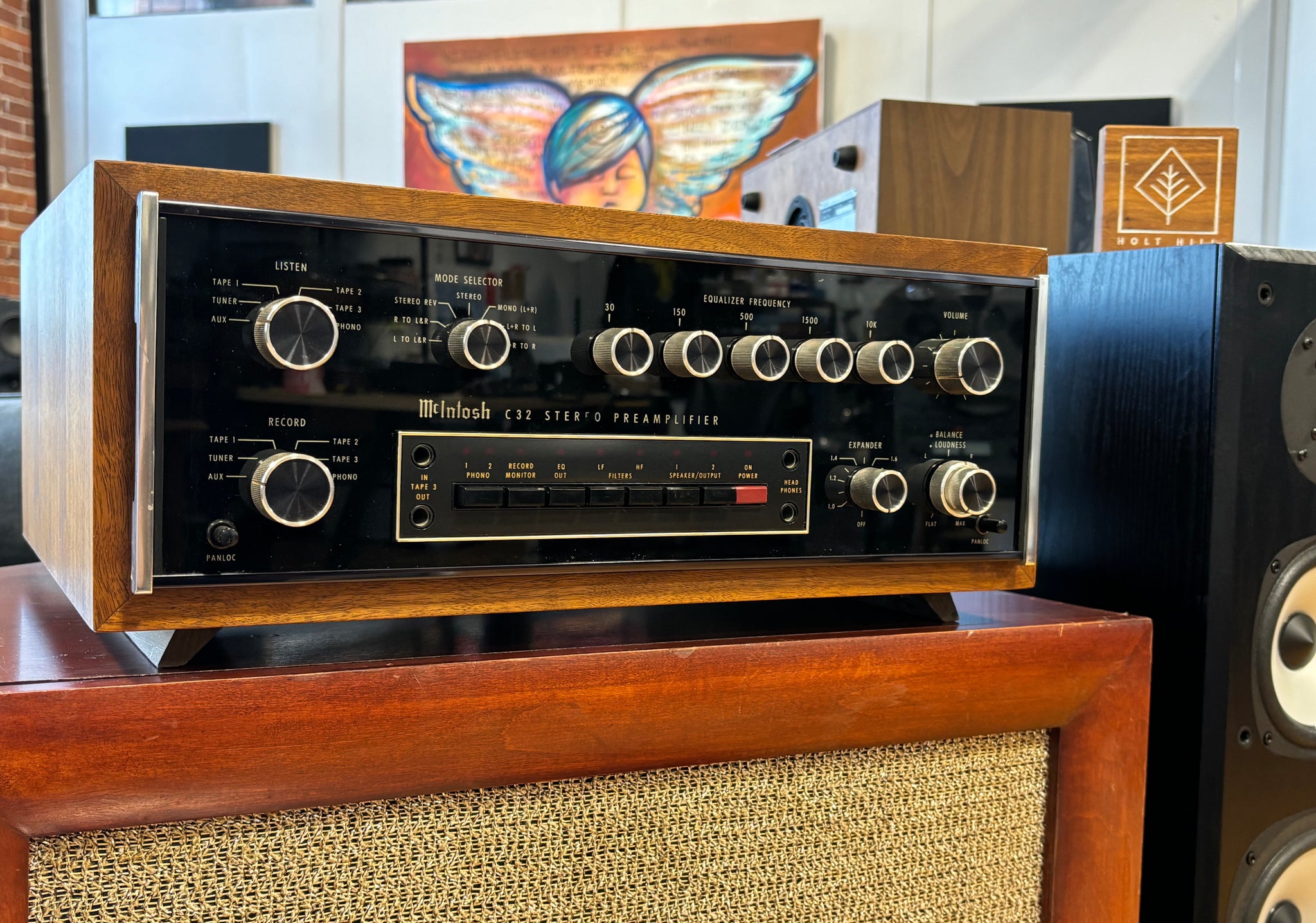 マッキントッシュC32プリアンプ当時定価¥780000 マッキントッシュC32