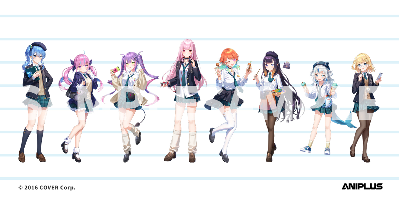 ホロライブプロダクション」と「ANIPLUS」のシンガポールコラボカフェ