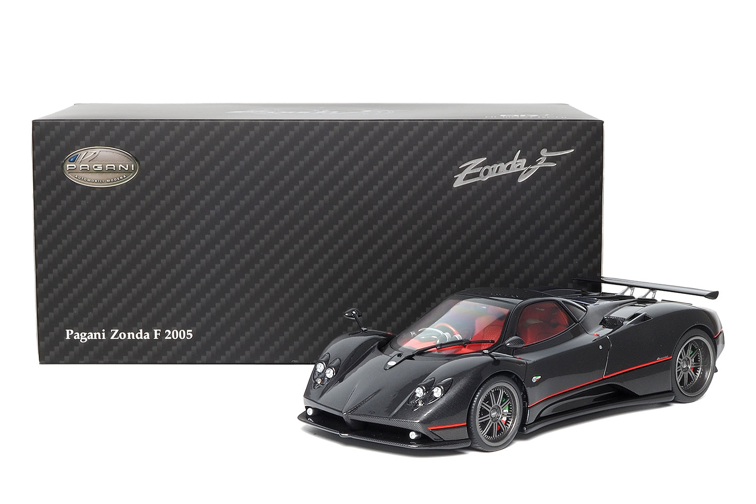Almost Real 1:18 Pagani Zonda F - 2005 - Gloss Carbon Black with