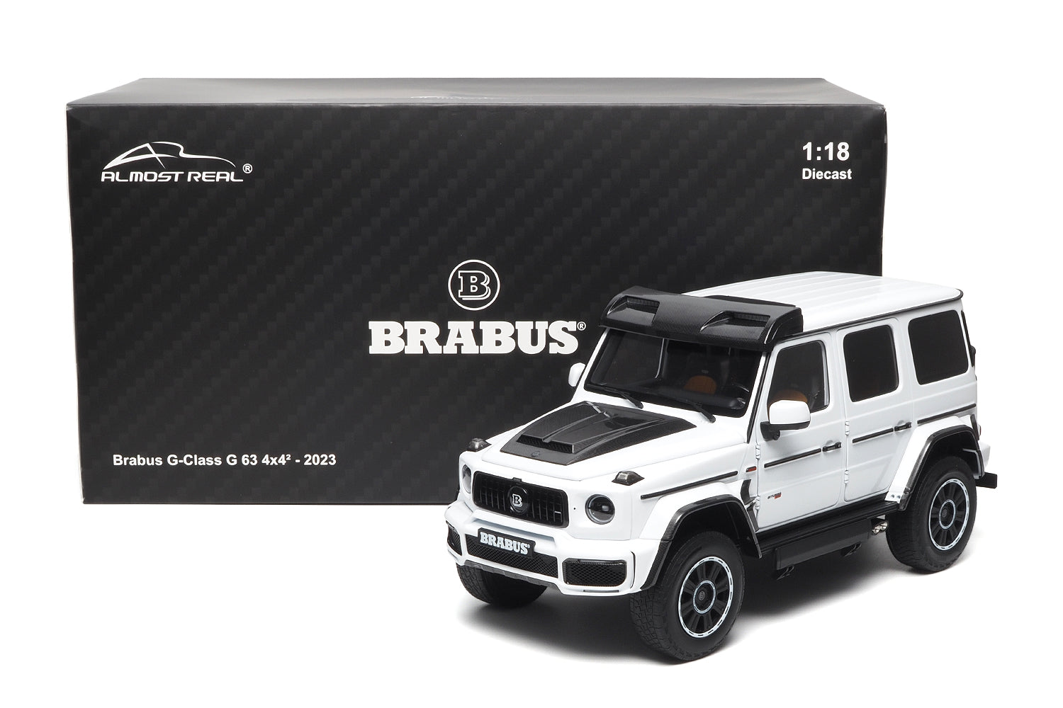 Almost Real 1:18 Brabus G-Class G 63 4x4² - 2023 - Diamond White