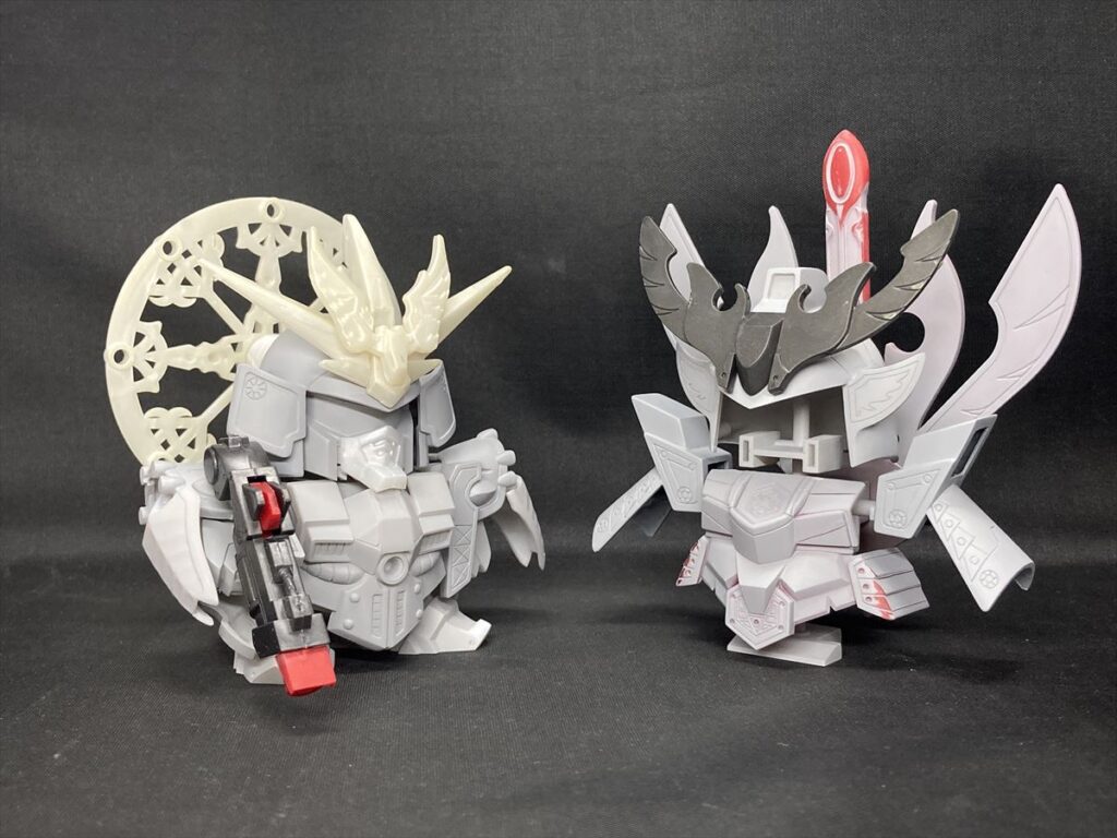 ほそプラネット | BB戦士 新荒烈駆主 雷頑駄無 初代頑駄無大将軍を作る