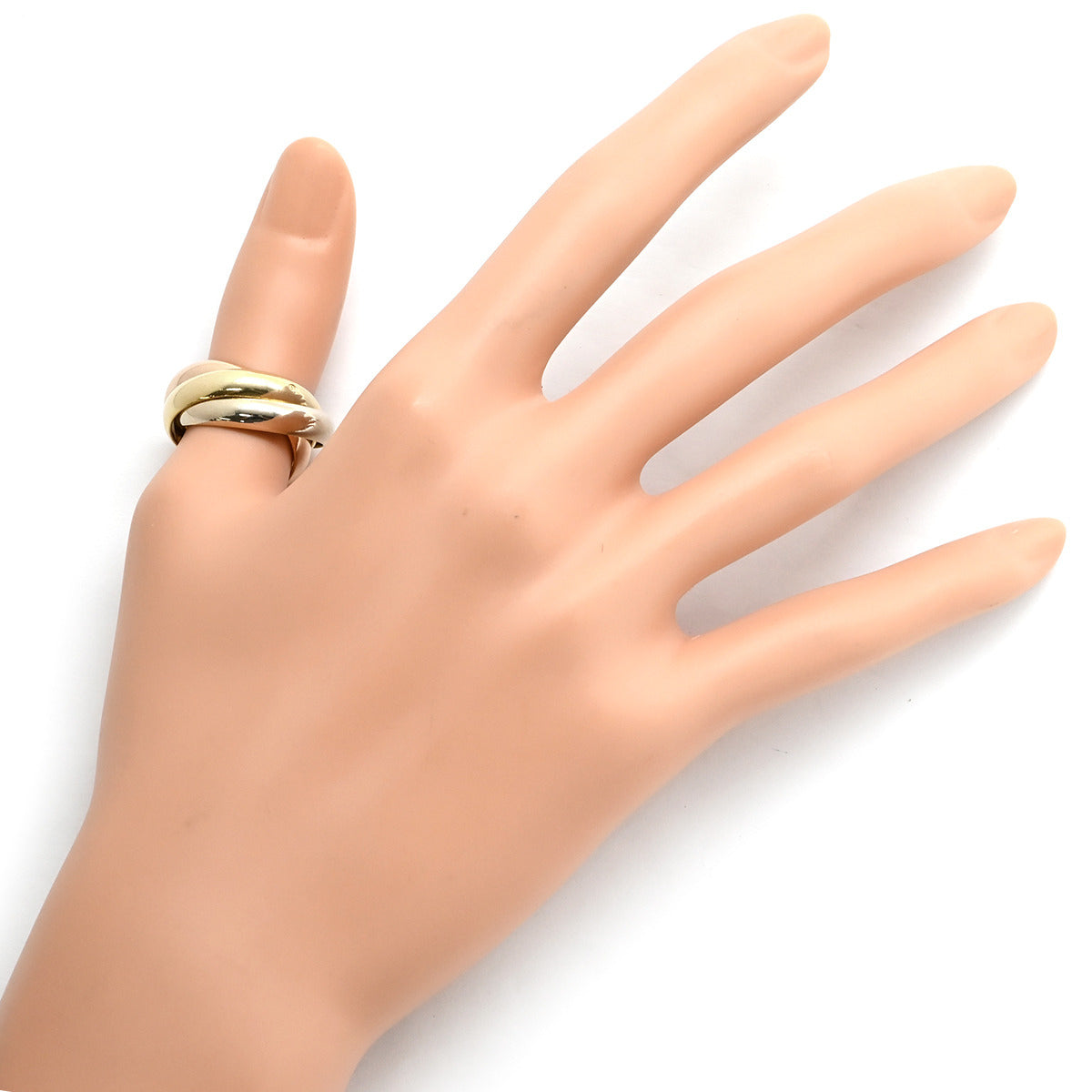 カルティエ Cartier トリニティ LM ホワイトゴールドXイエローゴールド