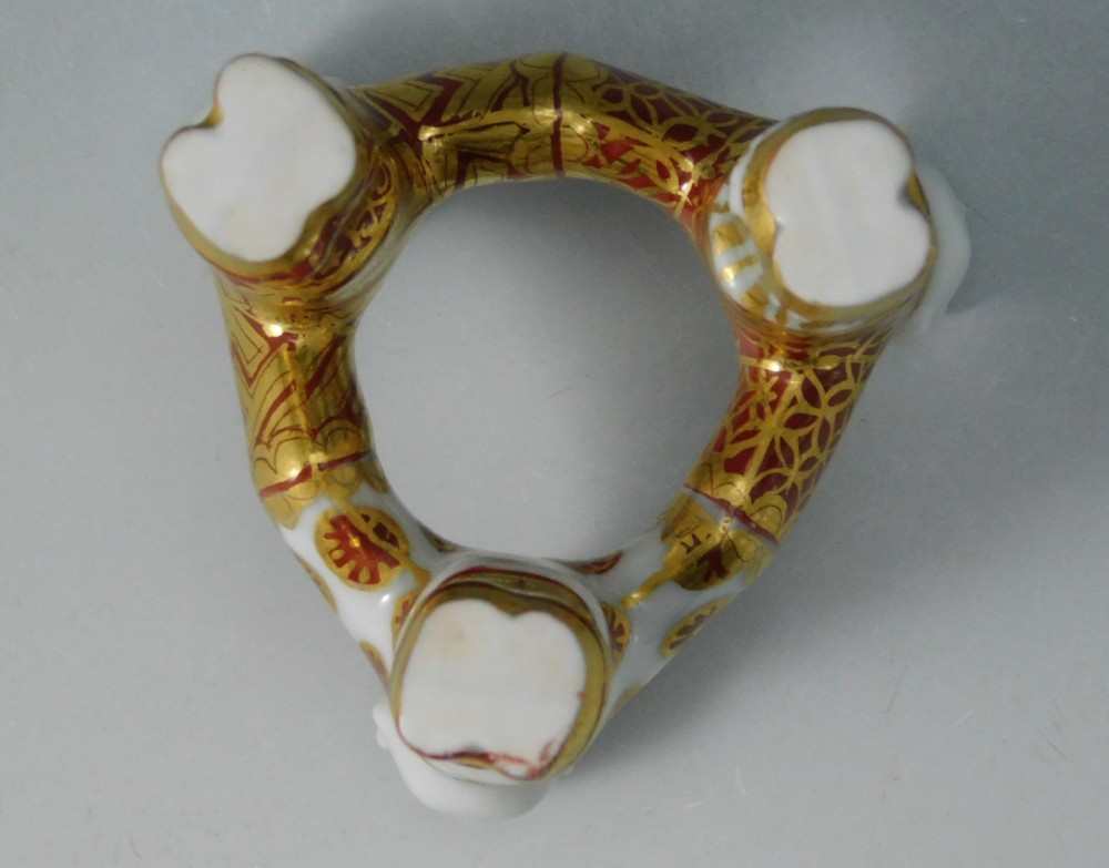 五代 真葛香斎 金ラン三人形 蓋置 | いとう鳳凰堂古美術店