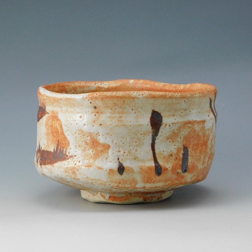 萩焼 深川窯 鉢 無形文化財保持者 十二代 田原陶兵衛 造 共箱 共布 在