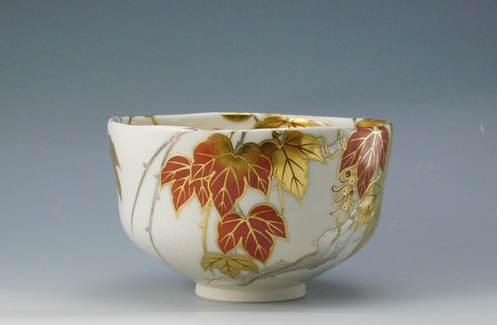 五代 真葛香斎 蔦之絵 茶碗 | いとう鳳凰堂古美術店