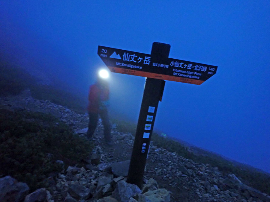 仙丈岳」 南アルプス 額装 直筆 サインあり 仙丈岳」 南アルプス 額装