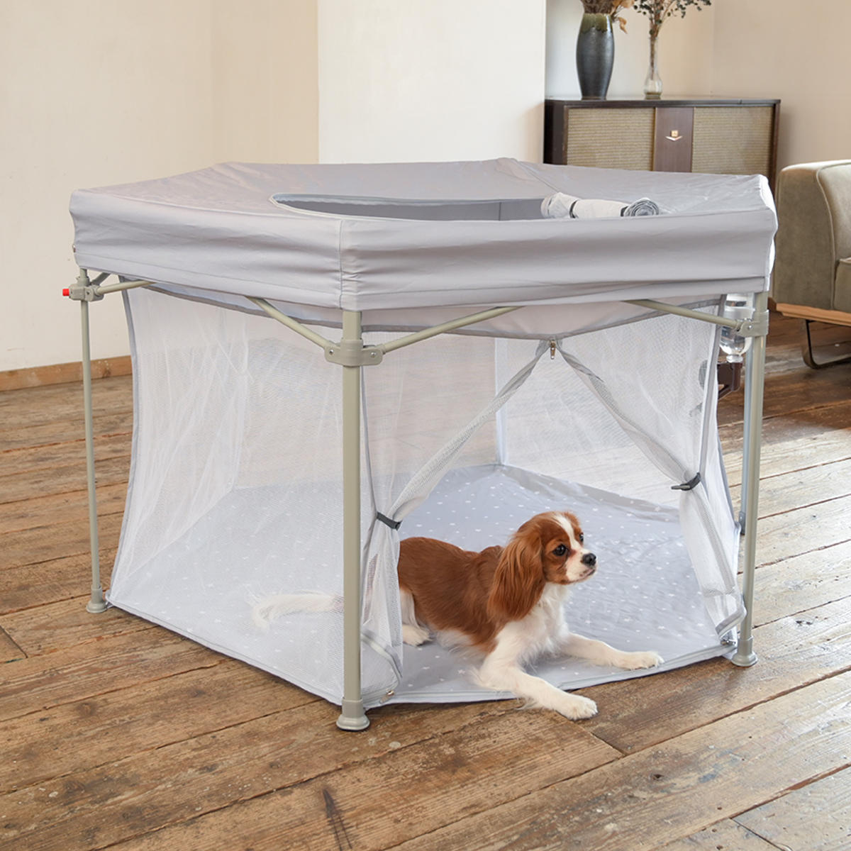 ペットサークル ソフトサークル 折りたたみ 小型犬 中型犬 屋根付き