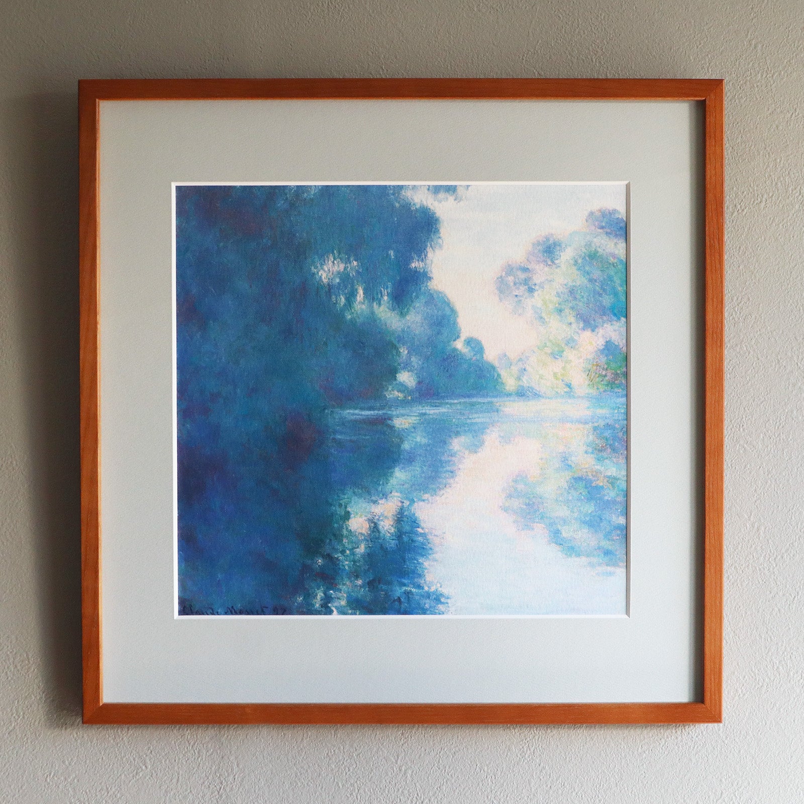 Claude Monet 【セーヌ川の朝】 ジクレー版画 Claude Monet 【セーヌ川