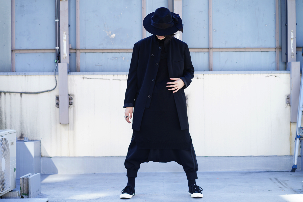 groundy サルエルパンツ Y's アシンメトリーサルエルパンツ ワイズ