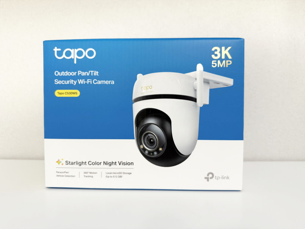 Tapo C530WS レビュー】500万画素の高画質＆360°回転で防犯性抜群の