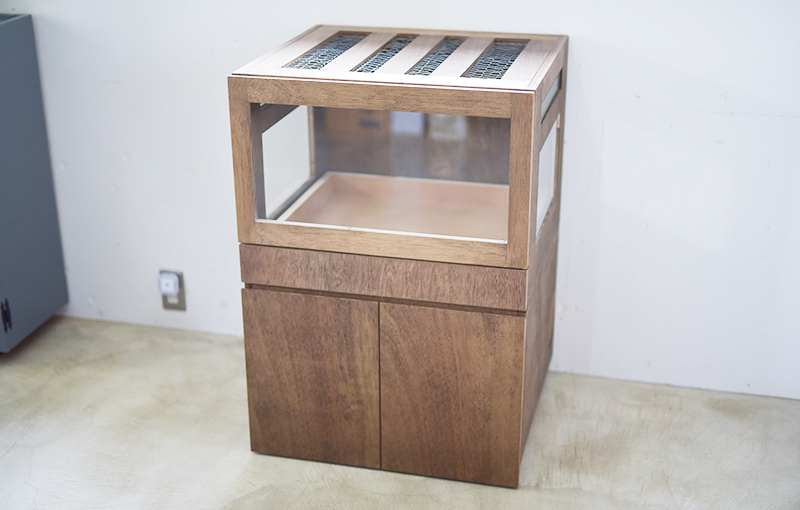 断捨離〜！FandK爬虫類木製ケージ pieni pieni FandK爬虫類木製