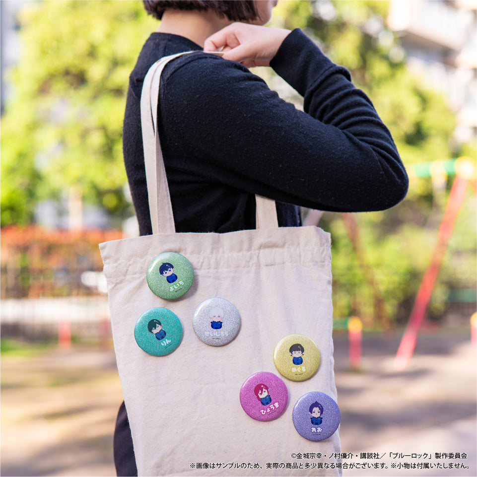 ブルーロック トレーディングもにゅも缶バッジ 第1弾 1パック入り