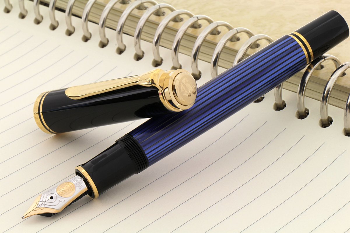 ペリカン（Pelikan） 万年筆スーベレーン M800 ブルー縞 万年筆