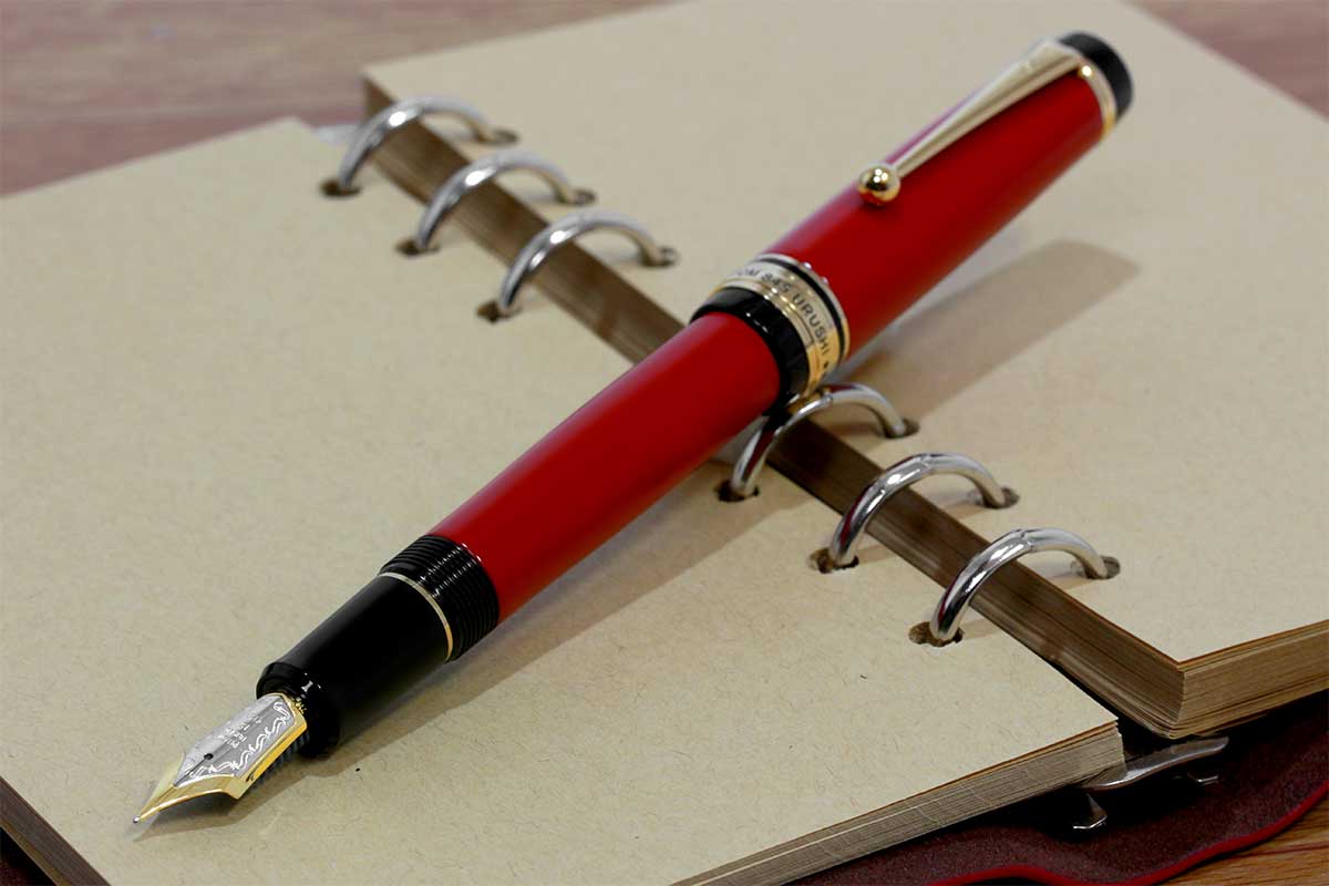 パイロット(PILOT) 万年筆カスタム 845 朱 万年筆