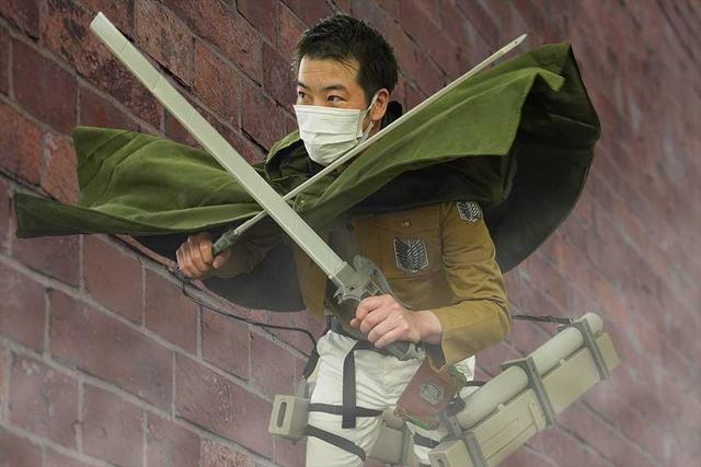 進撃の巨人 ユニバーサルスタジオジャパン 立体機動装置 USJ 1/1 進撃