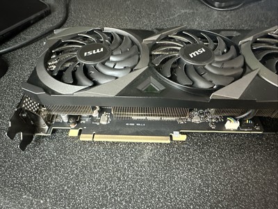 MSI GeForce RTX 3070 Ti Ventus 3X 8G OC GPU-G307TV3X8C Posts then