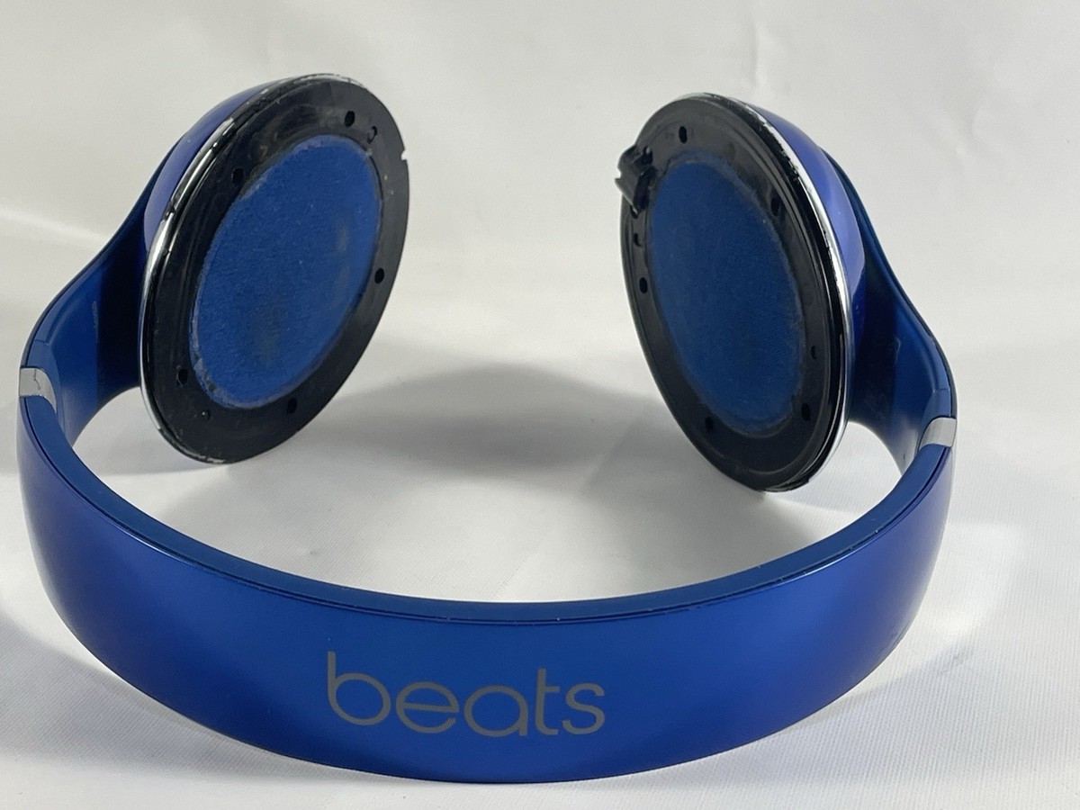 Beats B0501 Studio Wireless Headphone Noise Cancelling Blue W/Case