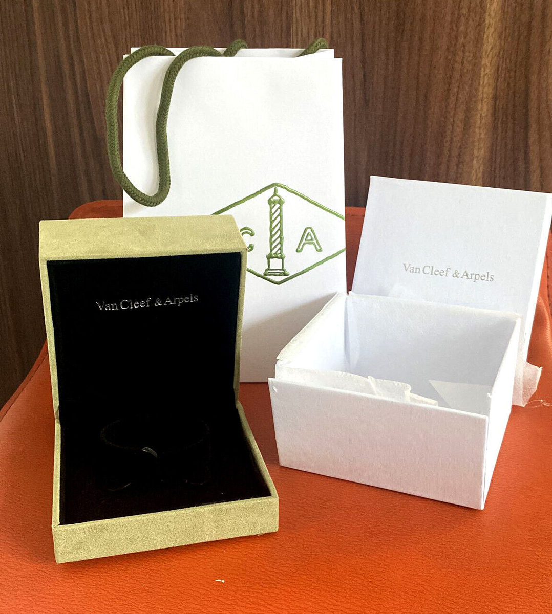 Van Cleef Bracelet Valvet Box, Bag (Full Set) NEW | eBay