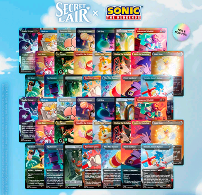 Sonic The Hedgehog x MTG Secret Lair Singles YOU PICK Foil & Non