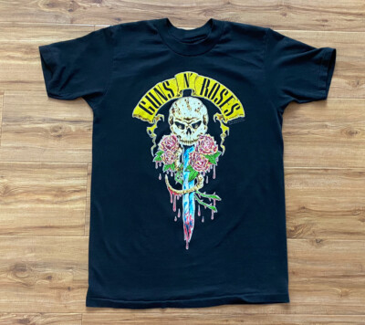 Vintage 90s Guns n Roses Here Today Gone To Hell Black T-Shirt