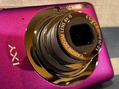 Canon IXY 210F Pink 12MP 4x F2.8, 3.0inch, Digital Camera