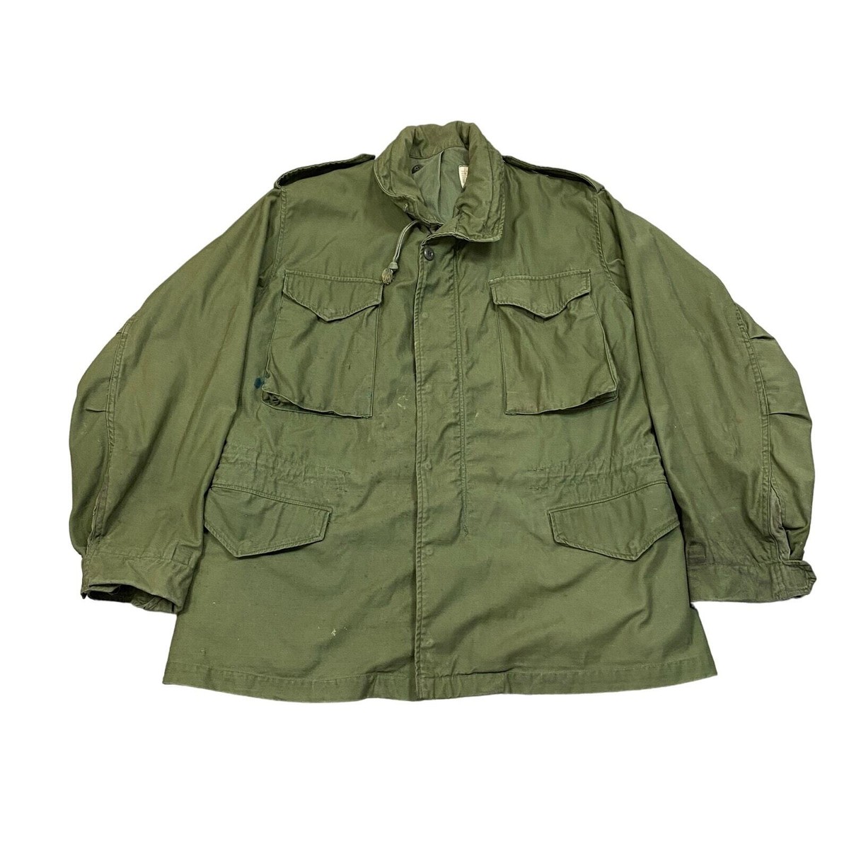 Vintage OG 107 M 65 Field Sateen Hooded Military Jacket Men's