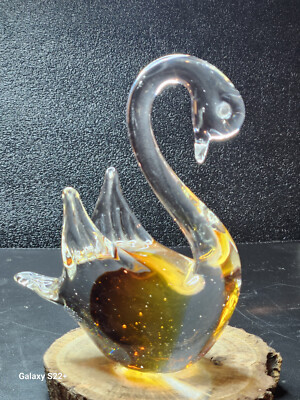 イタリー製ガラススワン