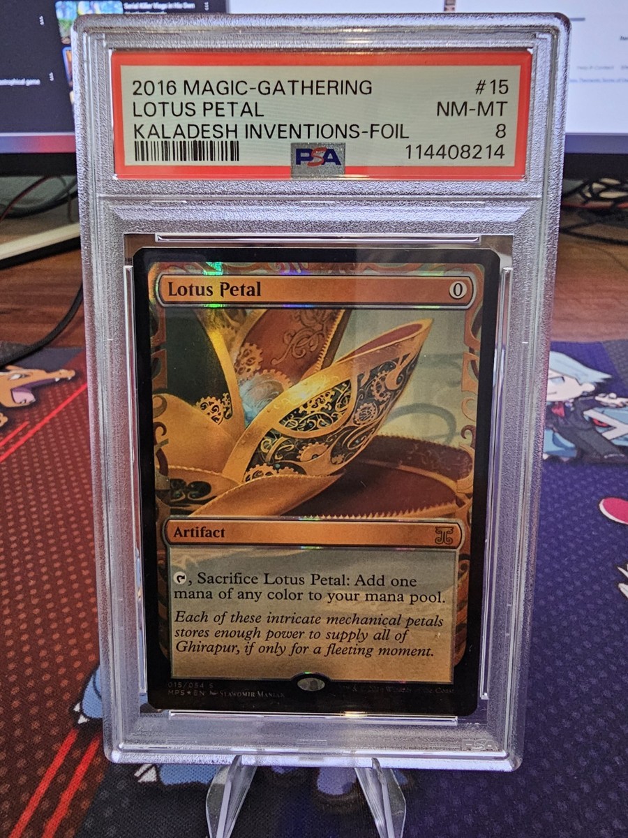 MTG】水蓮の花びら エッチングfoil 英語版 4枚セット MTG Lotus Petal 睡蓮