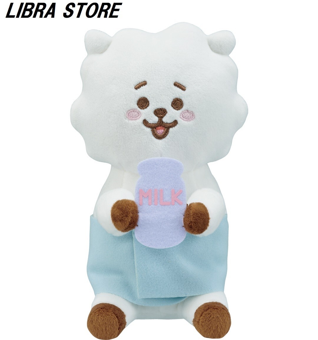 RARE BTS BT21 Kuji 2022 Happy Bath Time RJ Jin Plush doll from