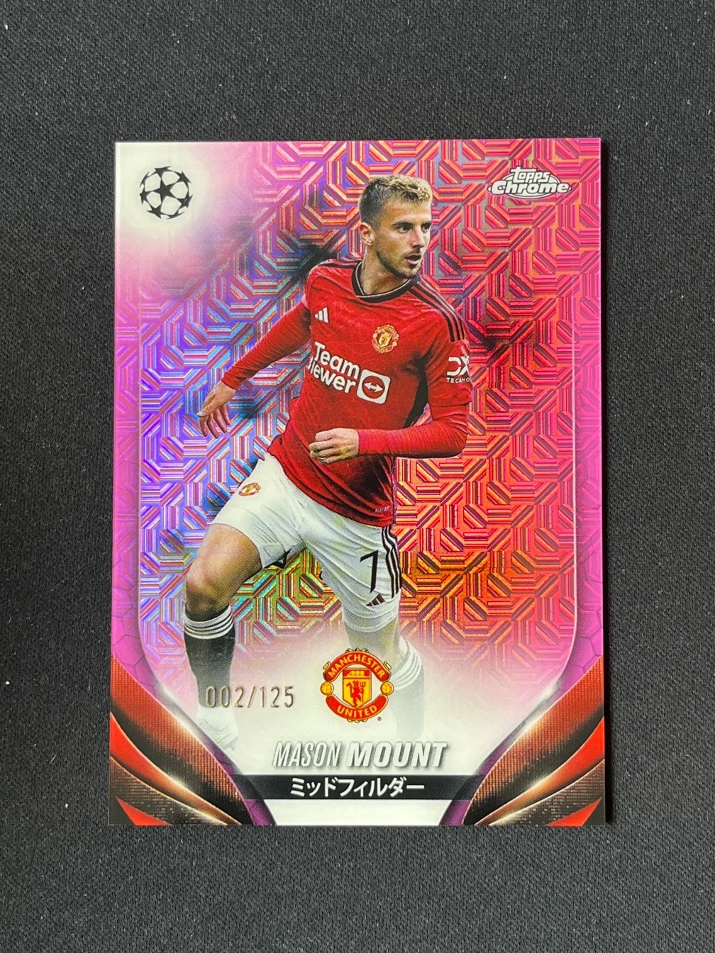 Mason Mount 2023 Topps Chrome UEFA Club Competitions #CA-MM Chrome