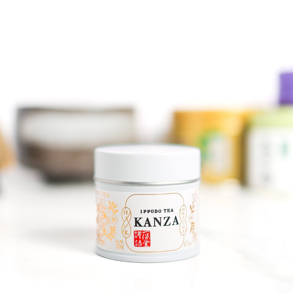 Ippodo Kanza 20g Can - Premium Ceremonial Japanese Matcha - Free