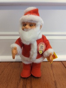 STEIFF Christmas Roly Poly Santa 2003 ぬいぐるみ STEIFF Christmas