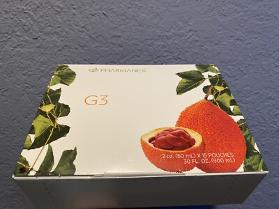 Nu Skin Pharmanex G3 Single Serve 15 Pouches Juice Pack Vitamins